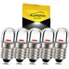 Ruiandsion Lampadina LED E10 24V rossa per allarmi sistemi UPS di backup