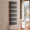 S'AFIELINA Scaldasalviette Elettrico Bagno WiFi 1599x500mm 1000W, Antracite