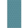 Panorama Tappeto Vinile Cucina Bagno - Varie Dimensioni - (Mosaico di Esagoni Blu 40x80 cm)