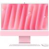 Apple iMac 24" Retina 4.5K, M4 8‑core CPU and 8‑core GPU, 16GB URAM, 256GB SSD (NO Ethernet, NO Touch ID) - Rosa - MWUG3T/A