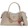 GUESS borsetta borsa a tracolla Davina Satchel Light Taupe beige
