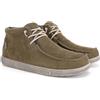 WALK IN PITAS | WP150 HI WATERPROOF | Stivali casual da uomo | Stivaletti in pelle| Scarpa urbani | Mocassini | Nautiche | Sneakers Casual | Senza lacci | Calzature Walkinpitas | Kaki | 44
