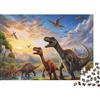 6N2X9A4S Avventura Preistorica 1000 pezzi puzzle dinosauro carta per adulti educativo puzzle dinosauri decorazione allenamento mentale 52x38cm/1000pcs