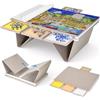 MINENICE Tavolo per Puzzle 3 in 1 inclinabile con Gambe Pieghevoli, Angolo Regolabile, Superficie in Feltro Compatibile con 1500 Pezzi, 4 cassetti Colorati, Leggero