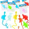 SULOLI 30 Pezzi Dinosauri Appiccicose,Colorati Mani Appiccicose Giocattoli | Manina Appiccicosa Gadget Compleanno Feste Regalo per Bambini
