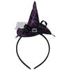 MALSSE Cerchietto per capelli da strega per feste e cosplay, Halloween, per adulti, adolescenti, vacanze, famiglia, riunione, capello, costume per capelli