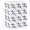 inheming 24 Pezzi Contatori di Dadi Dadi di Gettone D6 Token Dadi Loyalty Dadi Cubo di Dadi Contatore fedeltà Compatibile con MTG, CCG, Accessorio per Giochi di Carte
