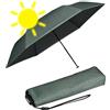 Knirps Ombrello tascabile Knirps Ultra US.050 Slim Manual - Ultra leggero e piatto - Resistente alle tempeste - Antivento - 21 cm