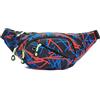 Long Keeper Borsa a banana da donna, uomo, borsa a banana chic, grande, unisex, con 4 tasche con cerniera, cintura regolabile, per sport e trekking all'aria aperta