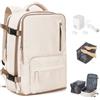 BJLFS Zaino da Viaggio Ryanair 40x30x20 Sottovuoto Bagaglio a mano 40x30x20 Wizzair,Borsa da viaggio Donna impermeabile Borsa da Cabina per Easyjet 45x36x20 Zaino Airbag Sottovuoto con pompa