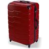BERTOO Firenze - Collezione valigie da viaggio, Colore: rosso, 3XL - 142 L