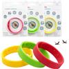 MLRUQRX 3 Braccialetti Antizanzare in Silicone - Regolabili, senza DEET, con ingredienti naturali - Per Adulti e Bambini - Ideali per Attività all'Aperto