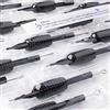 LYY-tattoo 30PCS 19MM Tubi per tatuaggio monouso Grip Tips con aghi, RL, RS Aghi per tatuaggio/Tubi combinati, per lavori di tatuaggio (13RS)