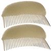 Upstore 2 pettinini con spugne in schiuma volumizzanti per capelli, 8,3 cm, decorativi, da inserire alla base dei capelli per lo styling