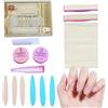 Feixyn Kit Per Manicure Giapponese, Set Rinforzante Per Unghie, Kit Per Cura Delle Unghie Con Buffer E Lime, Professionale Set Manicure, Per Lucidatura- Ideale Per Principianti, Uso Domestico E Saloni