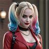 Creamily Parrucca Harley Quinn Parrucca Suicide Squad Harley Quinn per donna, lunghe parrucche rosa e blu, parrucca sintetica colorata per Halloween l'uso quotidiano alle feste