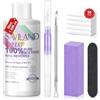 SAVILAND Plus Acetone Nail Polish Remover Kit: 50 ml Expert Gel Nail Polish Remover Non-essiccazione Gel Polish Remover con Cuticole Oil & Tools Rimozione rapida per Nail Polish Acrilico Dip Powder