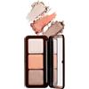 EVERYBODY LONDON Palette per contouring facciale, palette per viso luminoso, bronzer, fard, cipria, formula setosa, alta pigmentazione, effetto pelle modellata, (luce)
