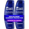 Head & Shoulders Clinical Strength Dandruff Shampoo Twin Pack, Advanced Oil Control with Refreshing Citrus, 13.5 Oz Each