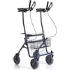Moretti Mopedia Rollator Antibrachiale da interno/esterno con 4 ruote e freni