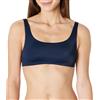 Amazon Essentials Top Bikini con Scollo Quadrato Donna, Blu Marino, 46