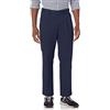 Amazon Essentials Pantaloni Chino Plissettati Anti-Piega, Vestibilità Classica (Disponibili in Taglie Forti) Uomo, Blu Marino, 58W / 28L