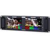 FEELWORLD FRM710G Doppio monitor da 7 pollici 3RU 12G SDI per montaggio su rack