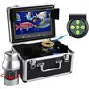 AMRTTWY Macchina fotografica subacquea, Macchina Fotografica Subacquea Per La Pesca Schermo A Colori Grande Da 9 Pollici 1000TVL Fish Finder Rotazione Orizzontale A 360° Cavo Impermeabile 50 M