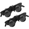 BESPORTBLE Occhiali Binocolo 3X a Indossare, 2 Pezzi, Montatura Nera in Pc, Visione Stabile per Birdwatching ed Escursioni