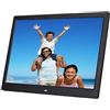 XYIANG Cornice fotografica digitale da 15 pollici con display HD 1280 x 800 IPS, rotazione automatica, sensore di movimento, riproduzione video e musica