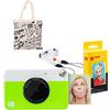Kodak Printomatic Fotocamera istantanea (Verde) Starter kit con borsa a tracolla