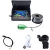 AMRTTWY Macchina fotografica subacquea, 4.3/5.0 Pollici Fish Finder Monitor Supporto Telecamera Per La Pesca Schermo Visivo Subacqueo Dispositivo Per Visione Notturna Oscura D-Proof(5 Inch Set)