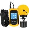 AMRTTWY Macchina fotografica subacquea, Trasduttore Ecoscandaglio Portatile Fish Finder 100M
