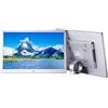 XYIANG Cornici digitali HD, risoluzione 1280 × 800, compatibile con montaggio a parete, telecomando, manuale utente, supporto e adattatore di alimentazione (argento)