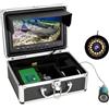 AMRTTWY Macchina fotografica subacquea, Telecamera Per Pesca Subacquea Invernale Fish Finder 9 Pollici HD 1080P IP68 Impermeabile 15M/30M/per Ghiaccio/mare/fiume(30m)