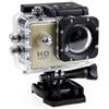 ZYWUOY Action Camera 4K 30 fps impermeabile 30 m, WiFi Sport Cam 4,7 x 2,4 x 9 pollici 170 grandangolare doppio schermo per immersioni ciclismo vlogging casco montaggio subacqueo dispositivo avventura (oro)