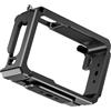 Tsophreniq Gabbia protettiva in alluminio per Go Camera con doppio slot per scarpe fredde e fori per viti da 1/4 Custodia protettiva in metallo