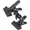 Tsophreniq Morsetto fotografico con supporto a 360 testa inversa per apparecchiature video, supporta fino a 2,3 kg, morsetto rinforzato universale compatibile