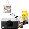 Kodak Printomatic Fotocamera istantanea (Nero) Starter kit con borsa a tracolla