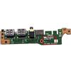 Tvvbbi For X515 X515EA X515JA X515MA X515EAV F515 K515 A515 A515EA V5200E V5200EA Laptop USB Audio Port Board(X415UA IO R1.1)
