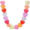 Vdaxvme Collana in resina ispirata alla caramella con scritta Vibrant Love, gioiello alla moda per lei, elegante e alla moda, con ciondolo a forma di caramella