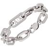 Armani Exchange Bracciale da uomo in acciaio inossidabile con chiusura a moschettone