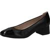 CAPRICE Comfort Décolleté da Donna Tacco Basso Larghezza H, Nero (Black Comb I), 37,5 EU