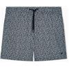 EMPORIO ARMANI Boxer Costume da Bagno da Uomo, Fiori Neri, L