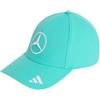 adidas Unisex - Adulto Mercedes - Amg Petronas Formula 1 Team Driver Hat, Semi Mint Rush, XS-S