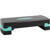 Ultrasport Step Fitness per Aerobica I Stepper Fitness Casa I Antiscivolo, Regolabile su 2 Altezze I Step Palestra, Stepboard, Stepbench 68 x 28 cm, Verde