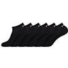 FILA Calzini Uomo, morbido, set di 6 Calze Sportive Uomo, resistenti, in rete traspirante, Nero, Taglie 39/42