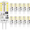 I-SHUNFA Lampadine LED G4 12V AC/DC,1.6W 180LM Bianco Freddo 6000K,10 Pack
