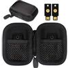 CaseSack Custodia per chiavi di sicurezza compatibile con Yubico YubiKey 5Ci NFC, 5Ci, NFC, 5 Nano, 5 NFC e Yubico 5C NFC, OnlyKey FIDO2, FIDO, U2F, Thetis, tasca a doppia rete per più chiavi di