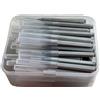 FDBTYJN Scovolini Interdentali 80 pezzi/scatola di spazzolino interdentale push-pull tipo I for la pulizia tra i denti(80pcs 0.6 mm grey)